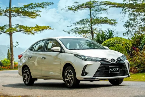 Toyota Vios với giá dao động từ 478 đến 638 triệu đồng